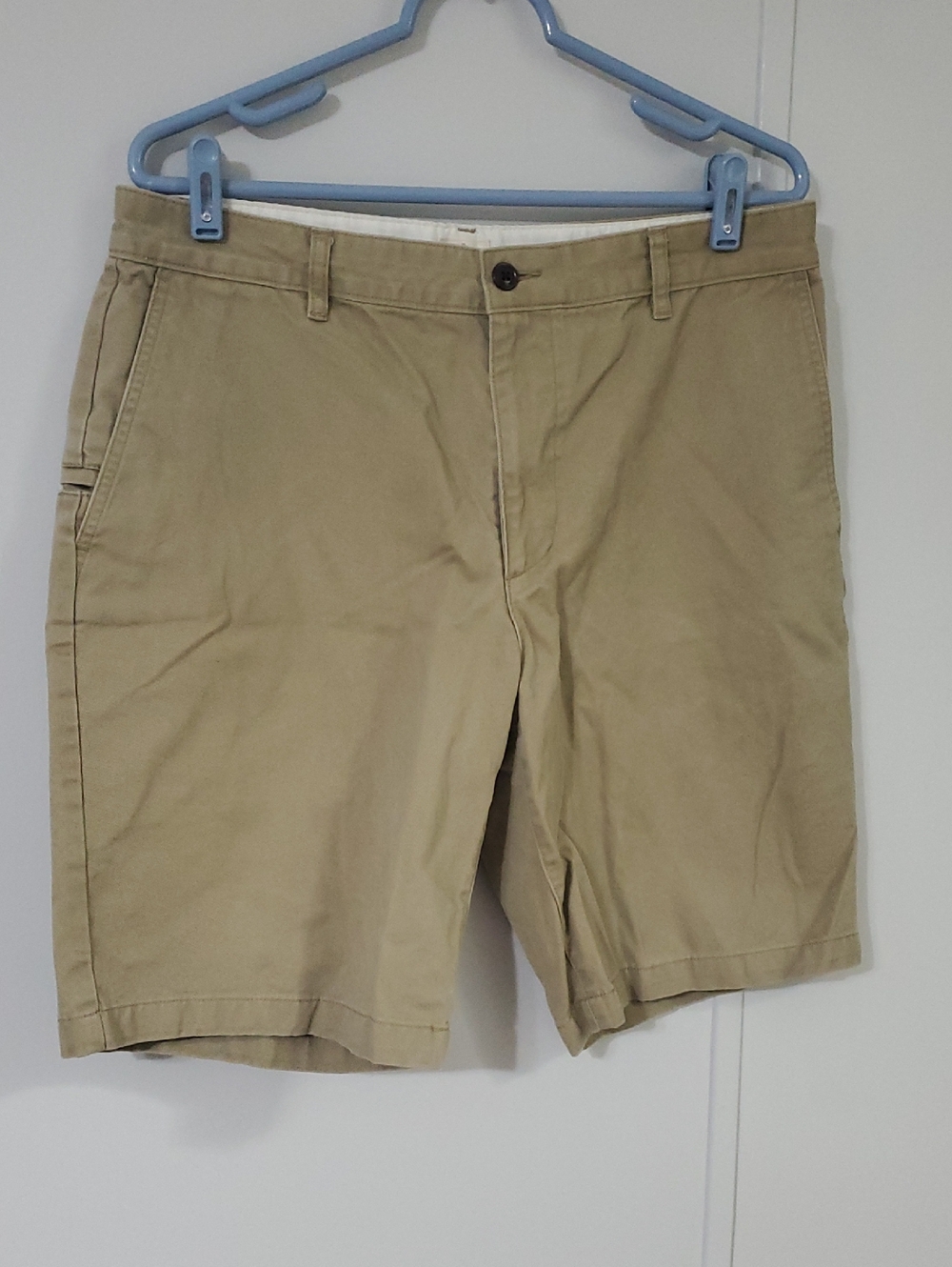 Dockers Men's Khaki 100% Cotton Shorts - Classic Casual Fit Sz. 34